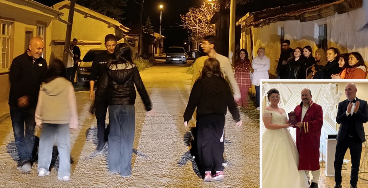 Kasay ve Ortabay ailelerinin mutlu günü