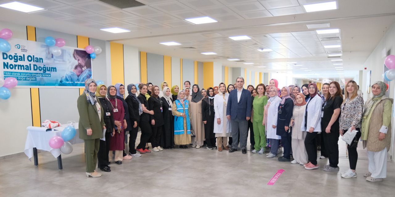 Şehir Hastanesi'nde normal doğuma dikkat çeken kampanya