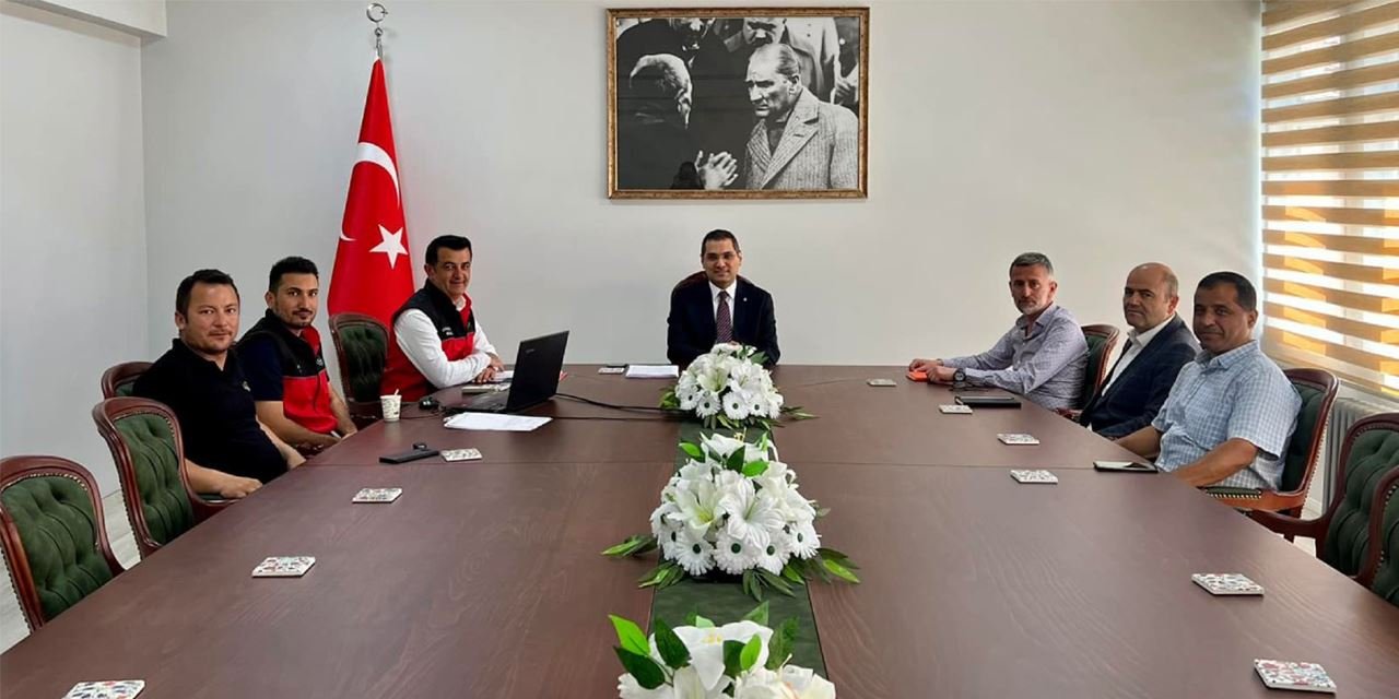 Bozkır’da dolu ve don zararları masaya yatırıldı