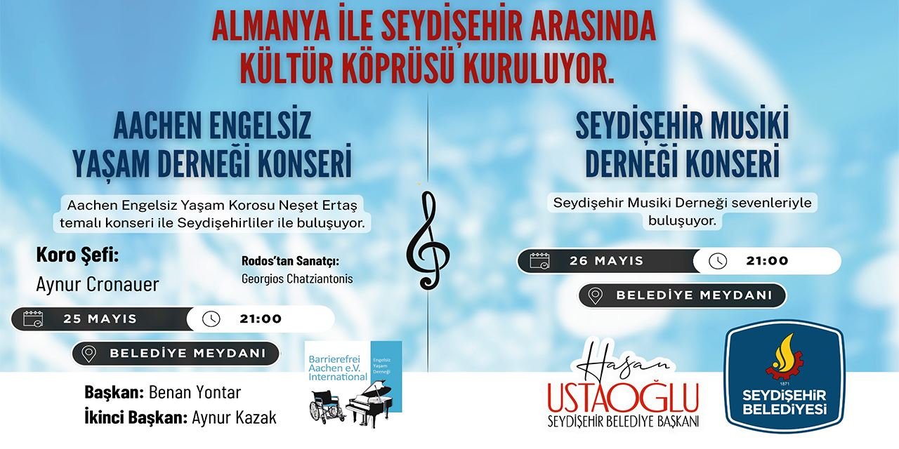 Seydişehir ve Aachen arasında Neşet Ertaş’la kültür köprüsü kuruluyor