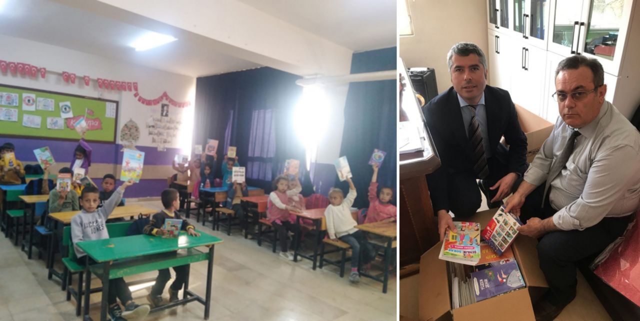 Kitap bağışıyla dayanışma güçlendi