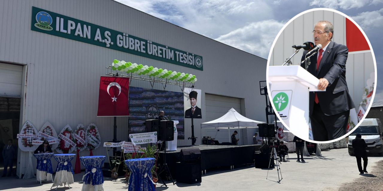 Çiftçiye güçlü destek: ILPAN Gübre Üretim Tesisi hizmete girdi