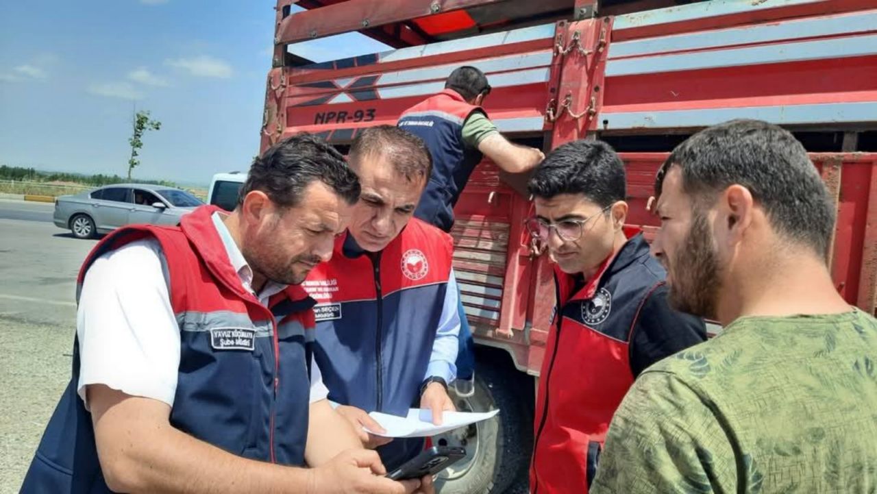 Bayram öncesi hayvan nakillerine sıkı denetim yapıldı