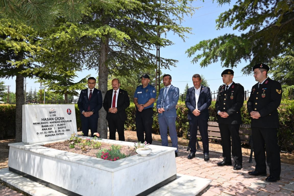 Sarayönü’nde Şehitler ve Aileleri bayramda unutulmadı