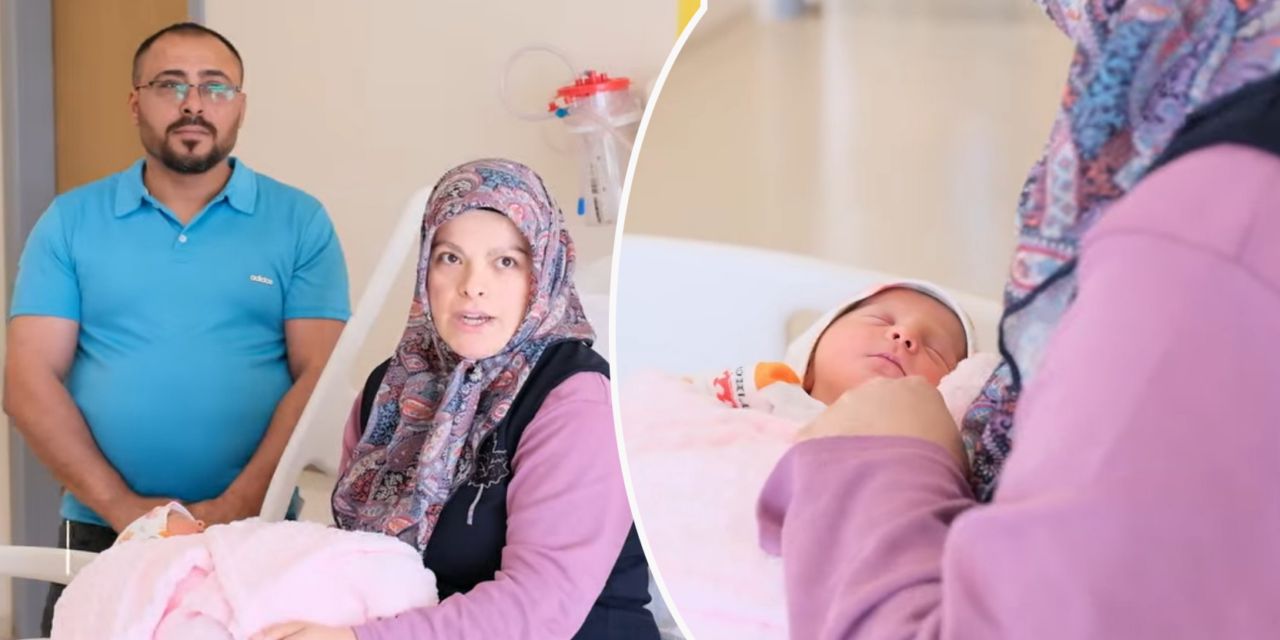 17 yıllık hasretten sonra ilk bebeklerine kavuştular