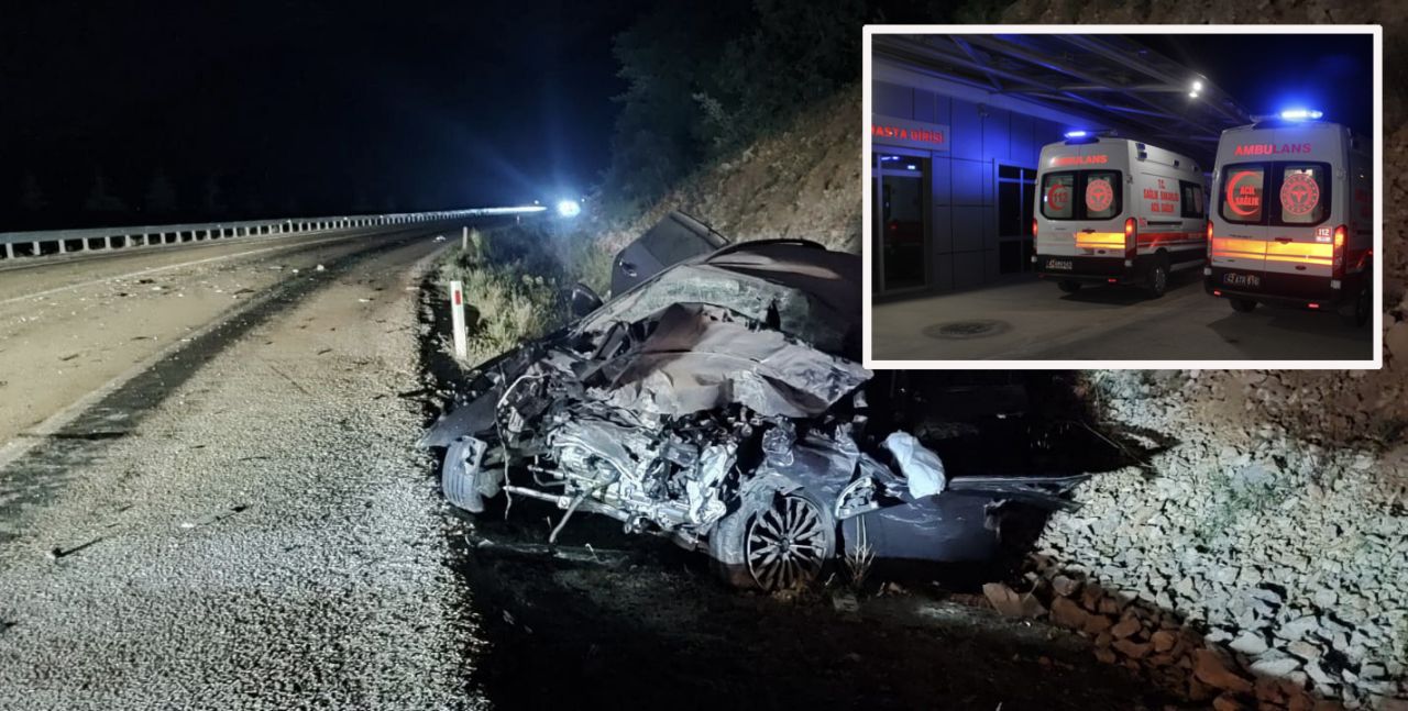 Konya’da feci kaza: Yolcu otobüsü ile otomobil çarpıştı, 1 kişi öldü, 8 yaralı