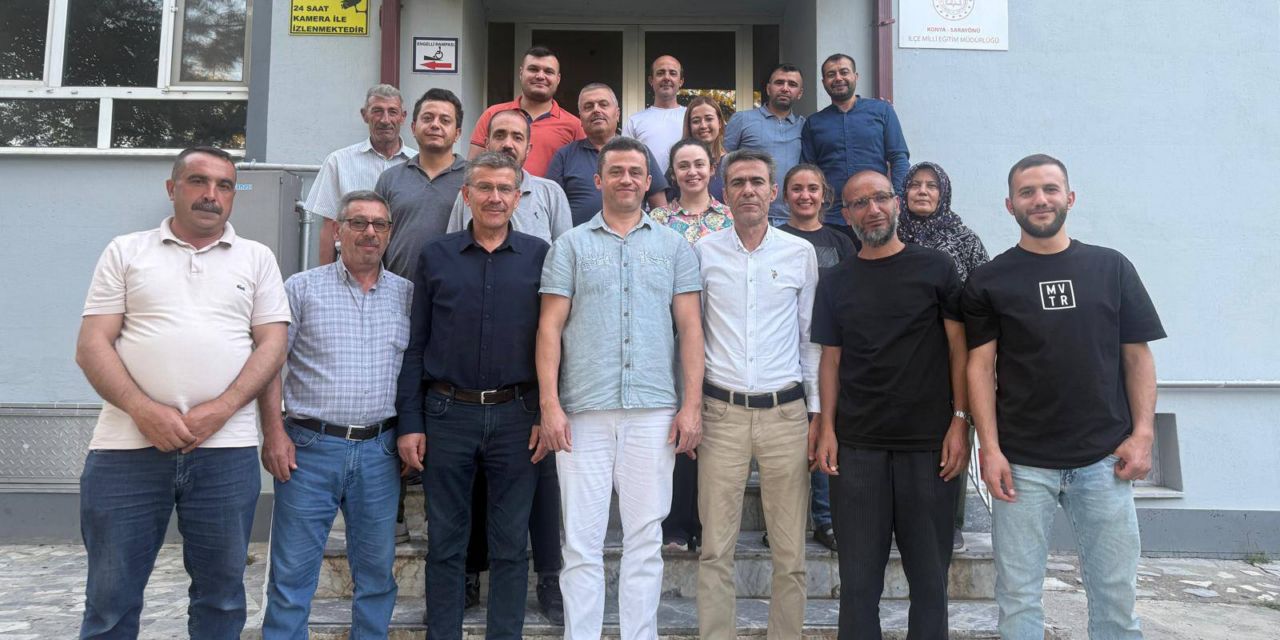 Sarayönü Milli Eğitim şube müdürlerine veda töreni düzenlendi