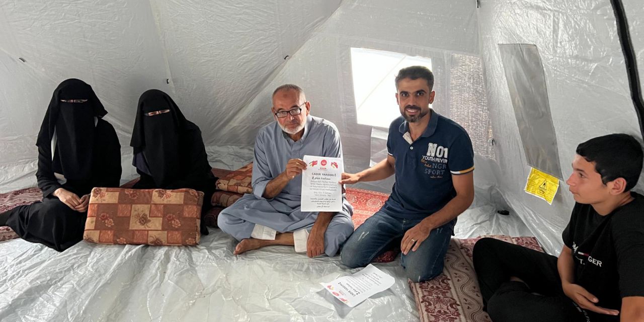 Konya'dan Gazze’ye çadır yardımı