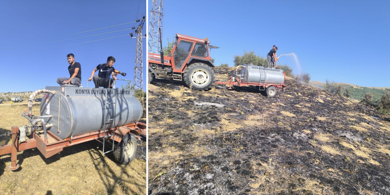 Kurşunlu'da yangın faciası son anda önledi