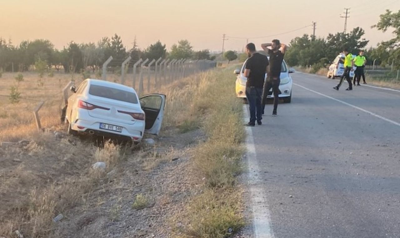 Otomobil şarampole gitti: 2 kişi yaralandı