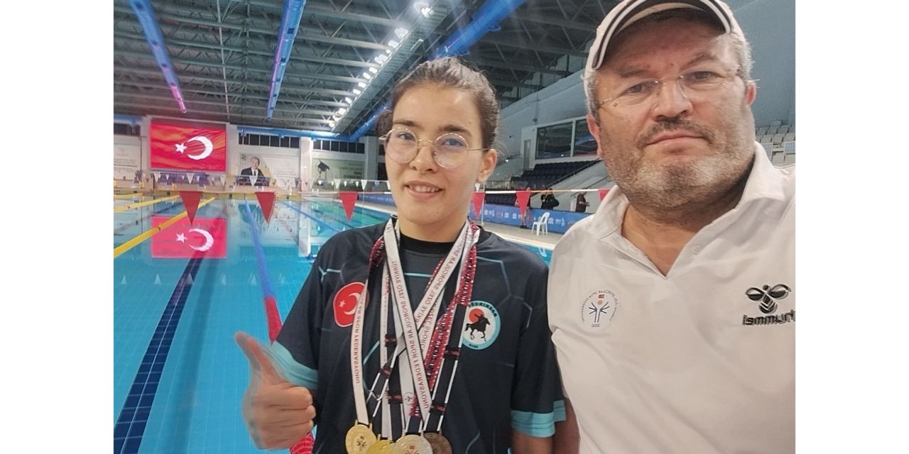 Turnuvayı 5 madalya ile tamamladı