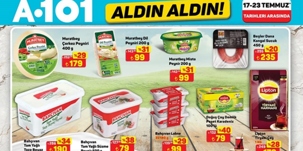 A101’den 17-23 Temmuz Haftasına Özel Dev İndirimler!