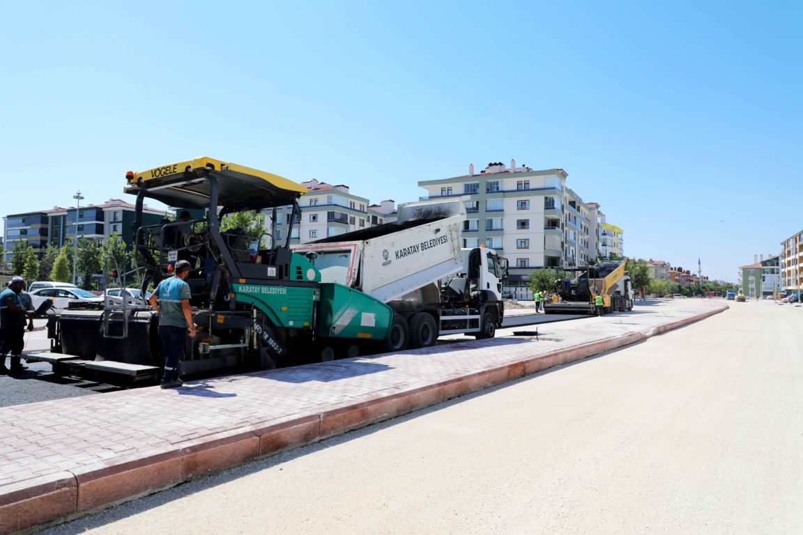 Karatay’da yol atağı sürüyor