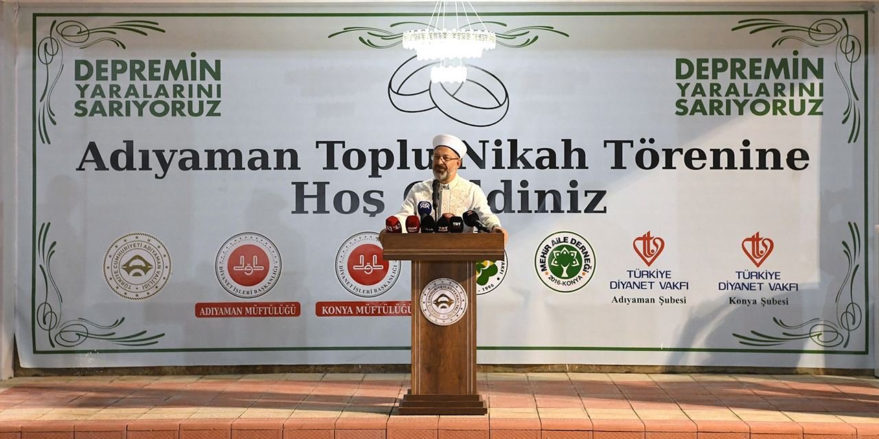 Erbaş: ''Gençlerin Evliliği En Büyük Derdimiz Olsun''