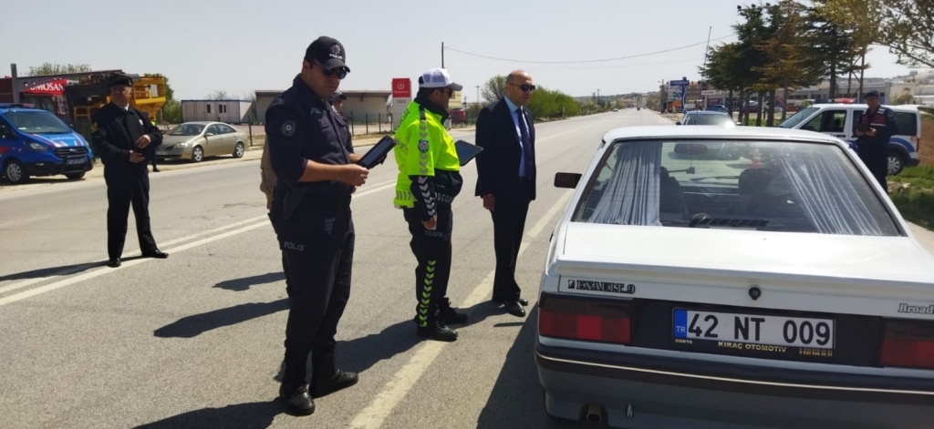 Trafik kazalarını önleme planı kapsamında denetimler yapıldı