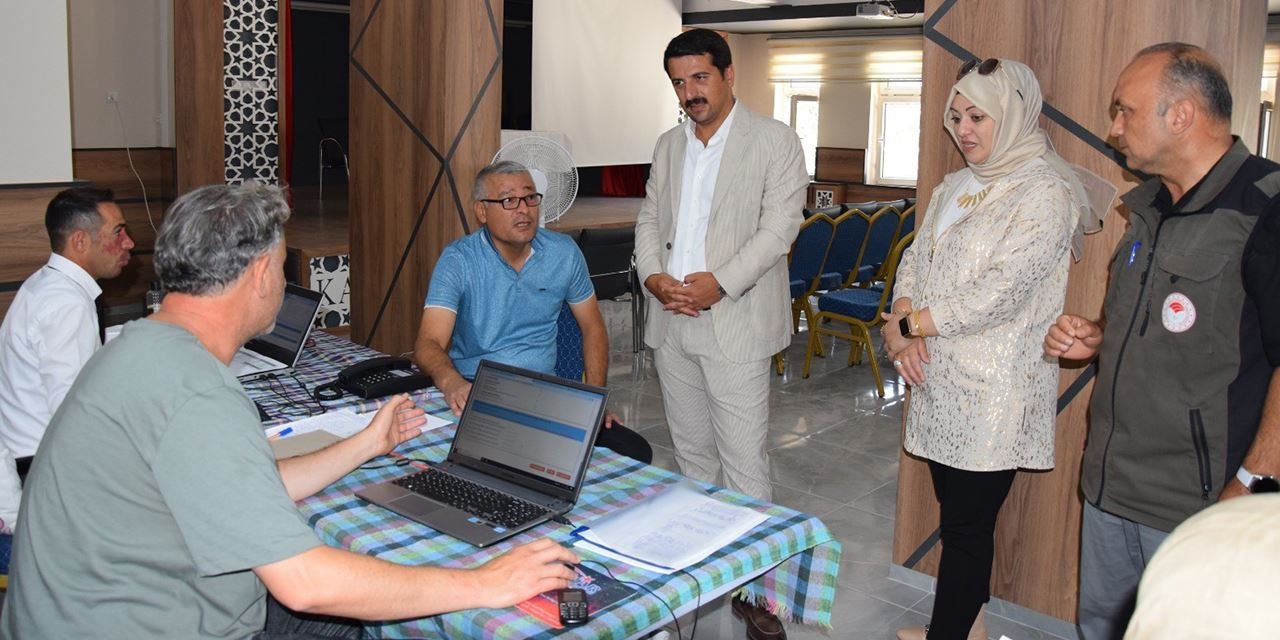 Tarladaki veriler sayılıyor