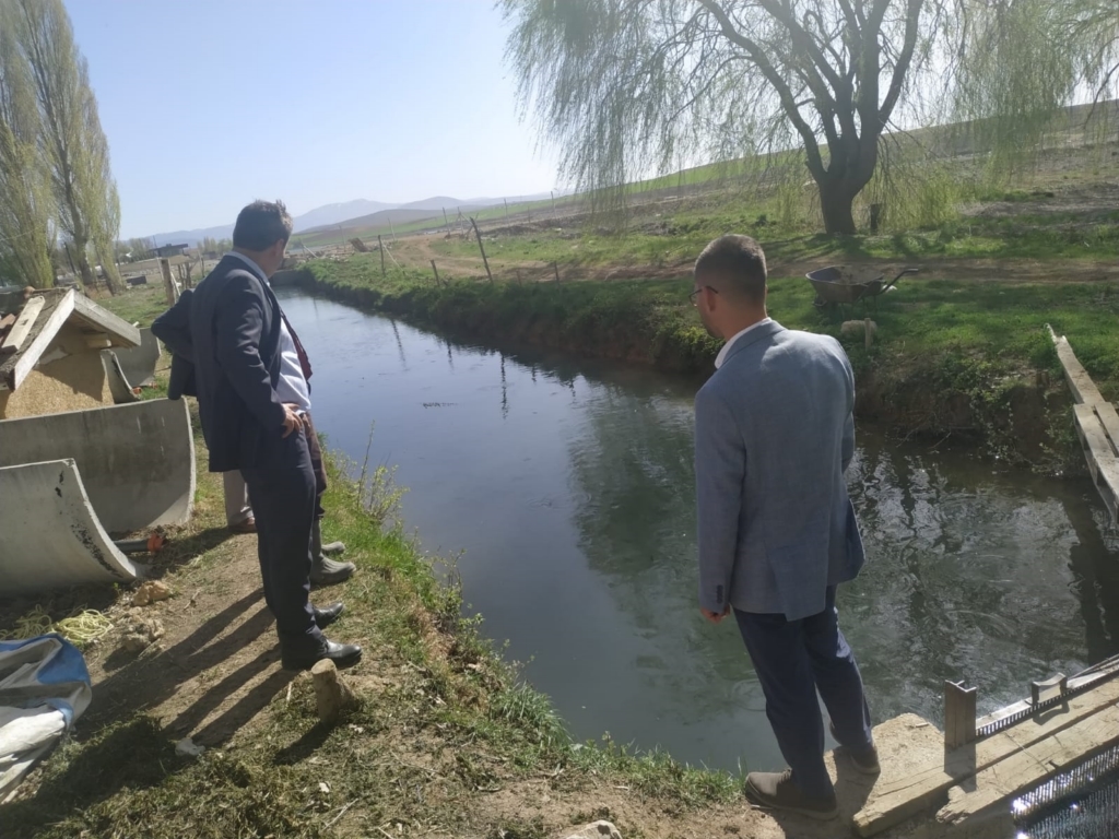 Sarayönü’nde alabalık tesisleri denetlendi