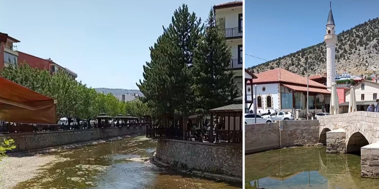 Çarşamba çayı kuruma noktasına geldi