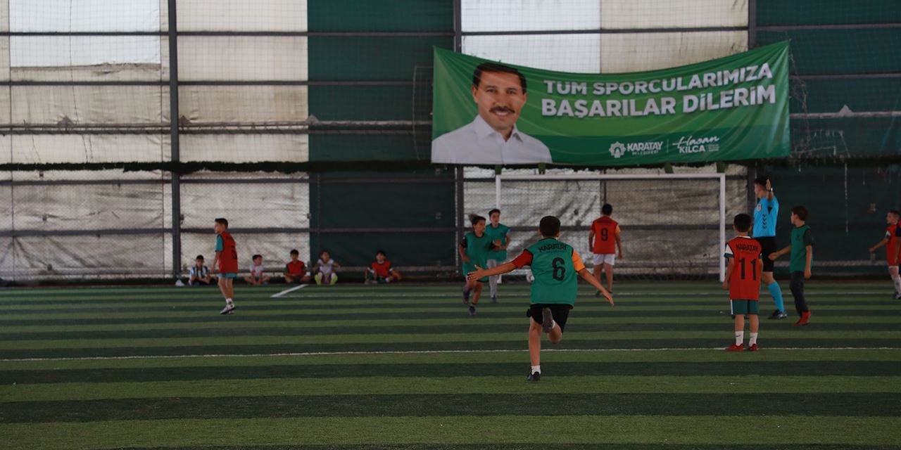676 çocuk aynı sahada, aynı heyecanla