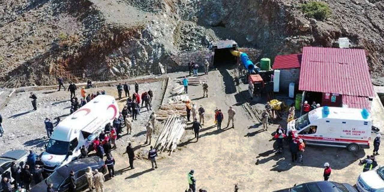 Elazığ'da maden faciası: 1 işçi göçük altında kaldı