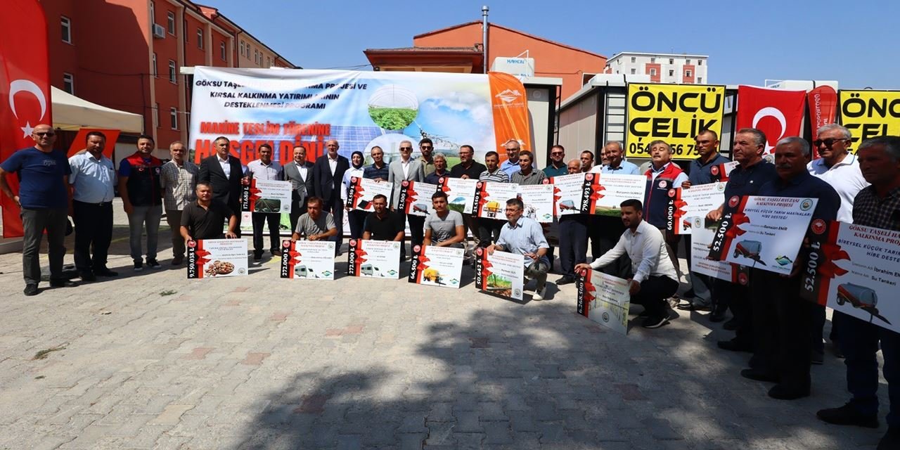 Karaman’da çiftçiye makine desteği