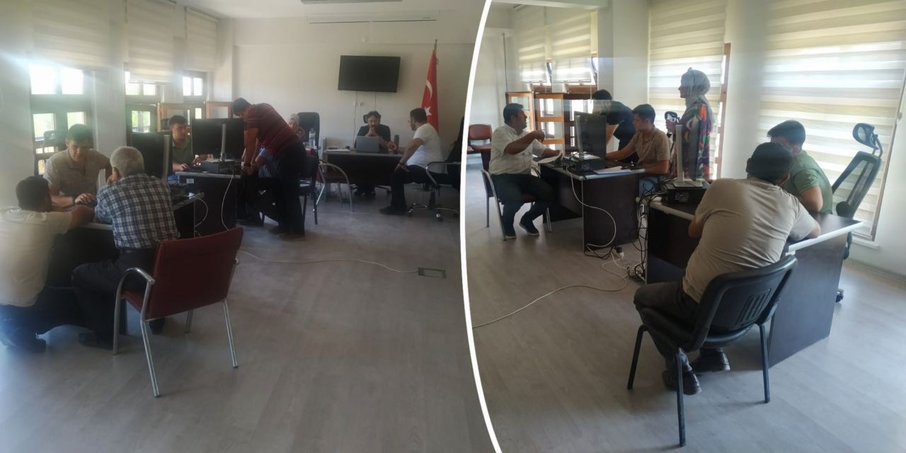 Sarayönü’nde tarım sayımı başladı, çiftçiler yoğunluk oluşturdu