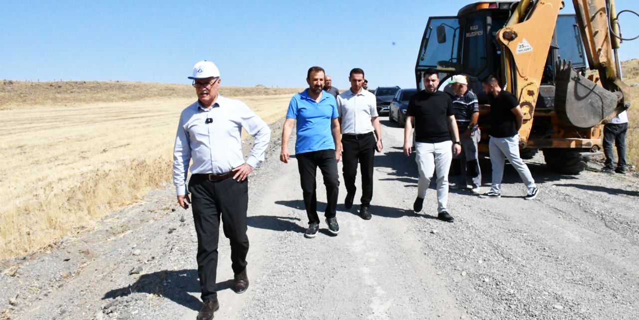Kulu'da grup yollarında alt yapı çalışmaları başladı