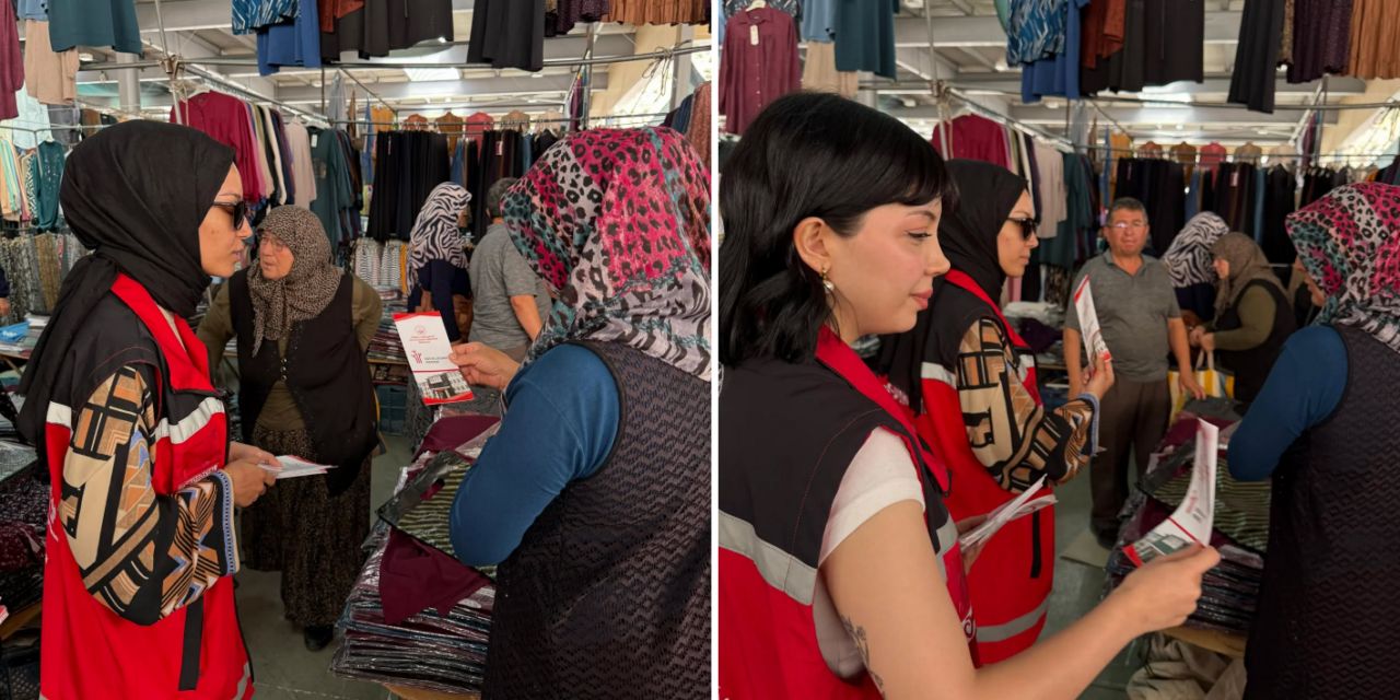 Bozkır pazarında ailenin önemini anlattılar