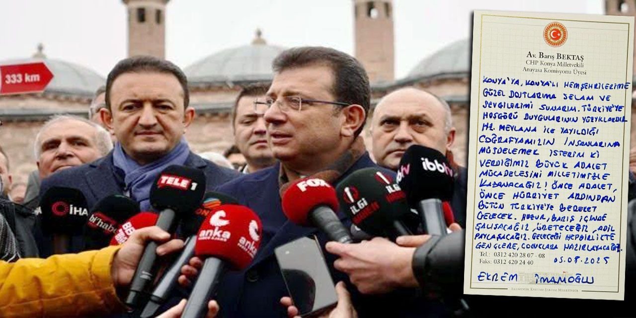 Bektaş’tan cezaevinde İmamoğlu’na ziyaret: “Mücadelemiz adalet ve huzur için”
