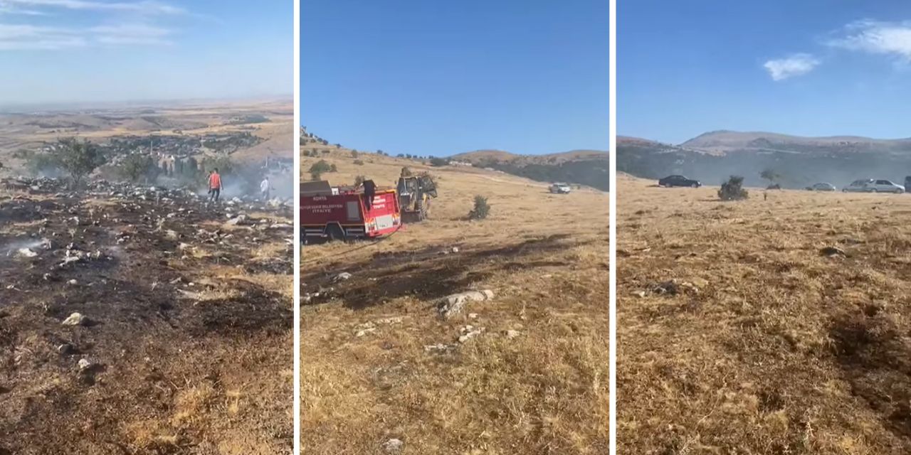 Kurşunlu'da korkutan yangın!