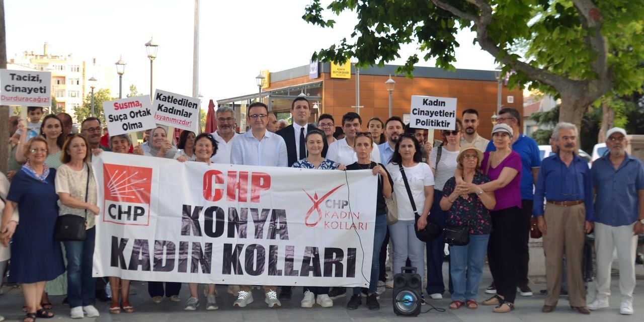 CHP’li kadınlar kadın cinayetlerine Konya’dan ses yükseltti