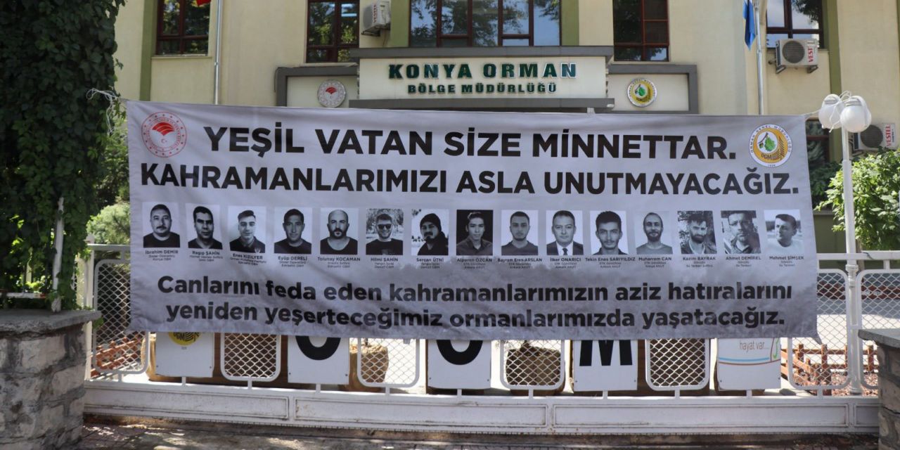 Orman şehitleri anıldı