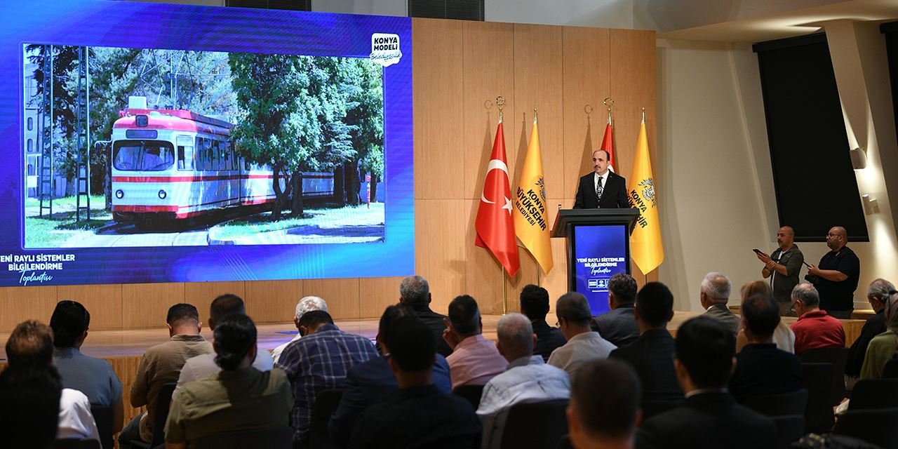 Konya, 58 kilometrelik yeni raylı sistem hattıyla demir ağlara kavuşuyor