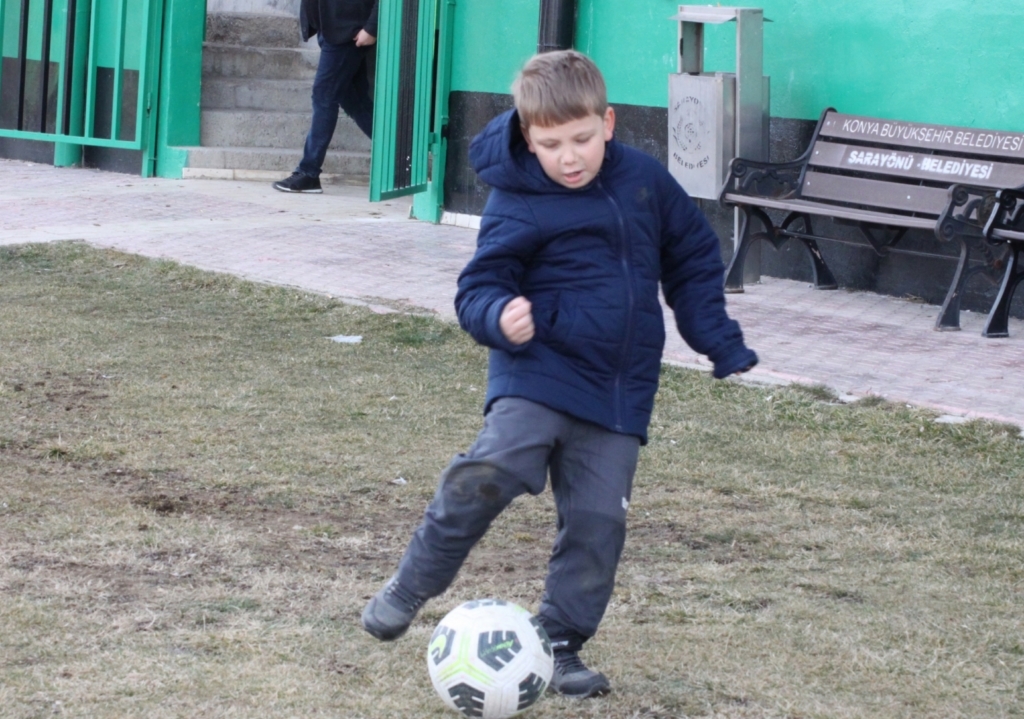 Geleceğin futbolcusu yetişiyor