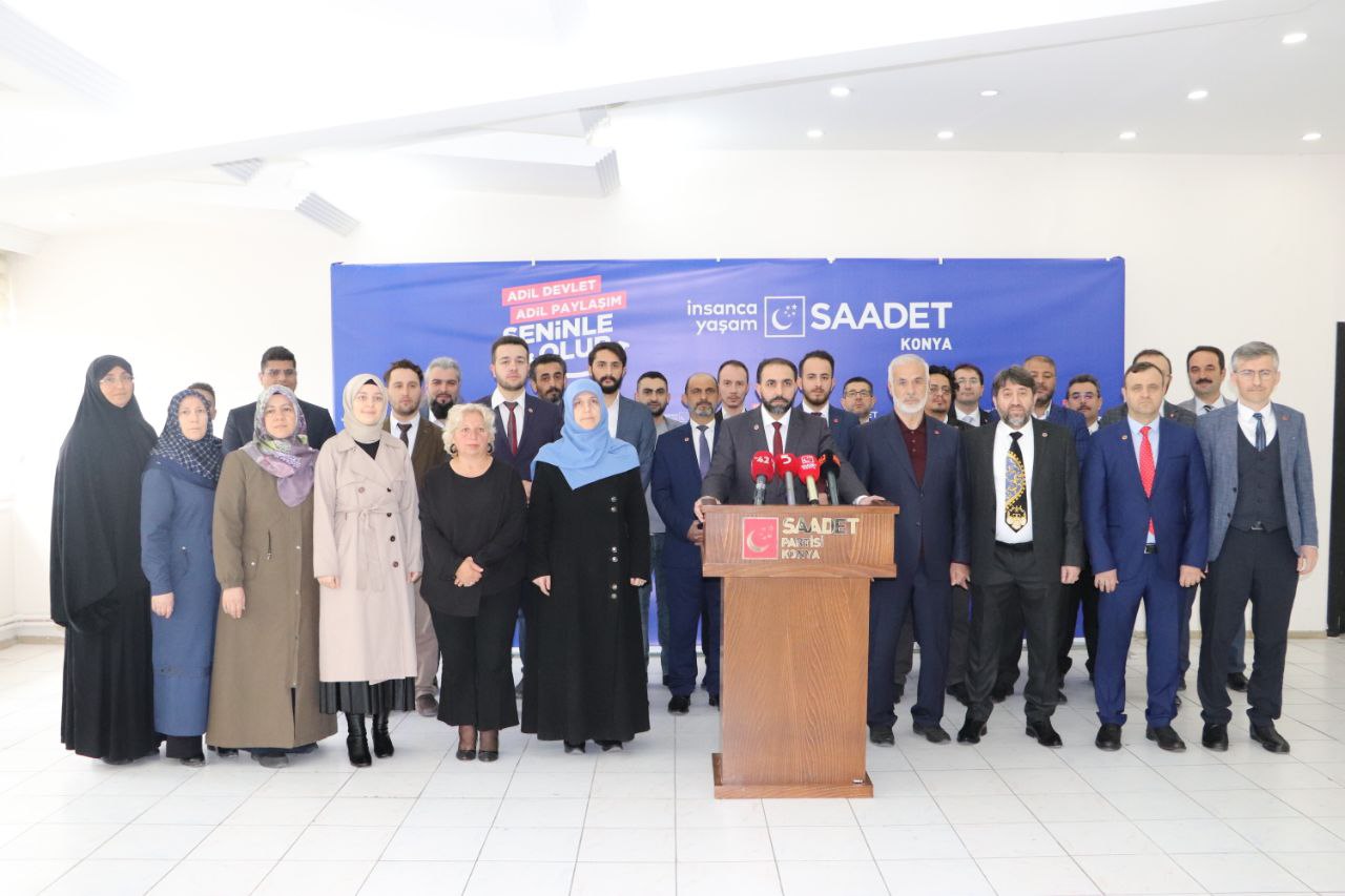 Saadet Partisi Konya İl Teşkilatı aday adaylarını tanıttı