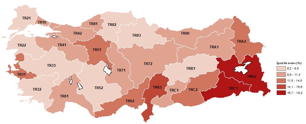 TÜİK İşgücü İstatistiklerini paylaştı