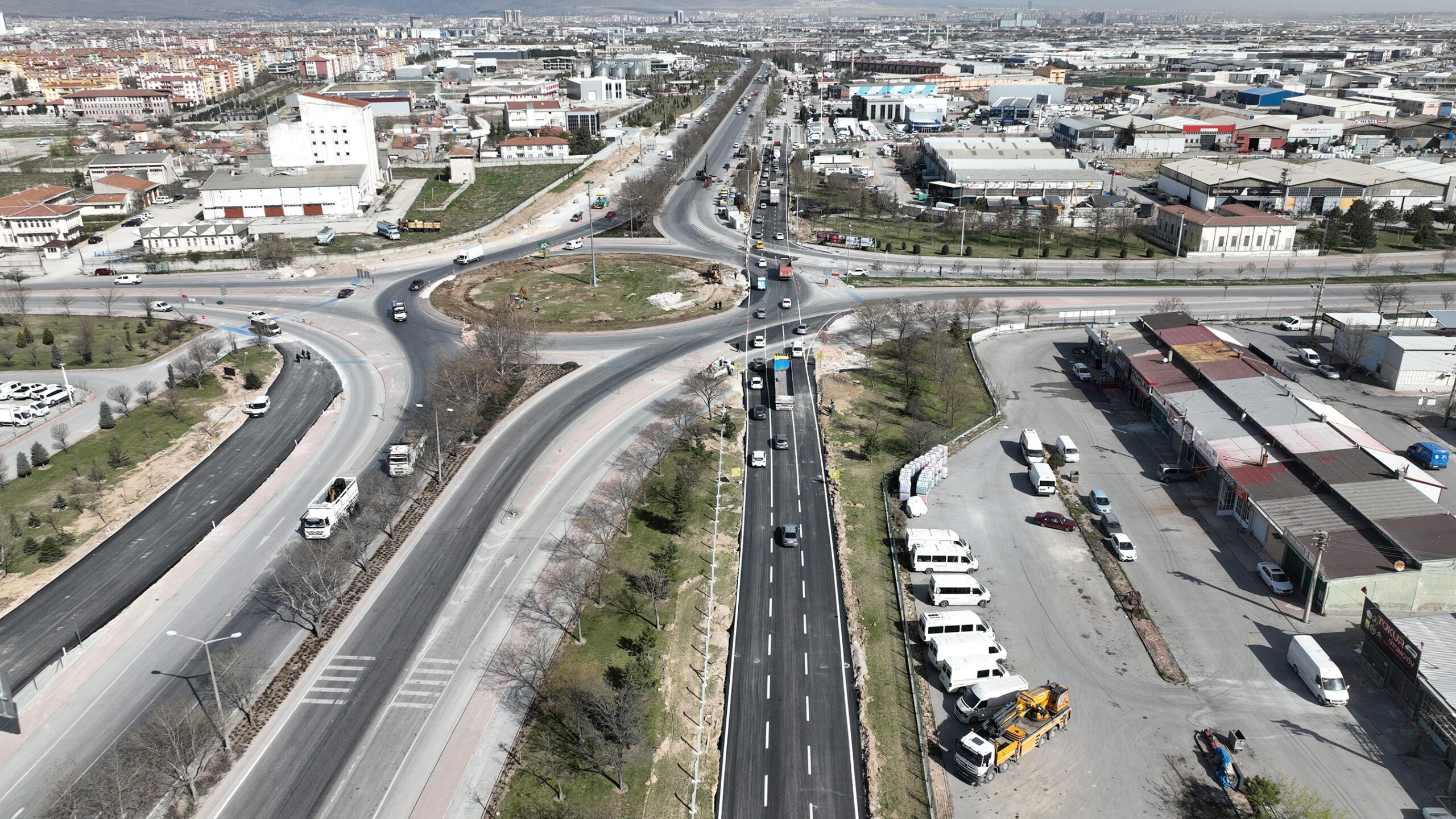 Çevre yolu  trafiğini rahatlatacak çalışma