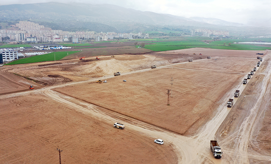 Kahramanmaraş'ta 57 futbol sahası büyüklüğünde konteyner kent kurulacak