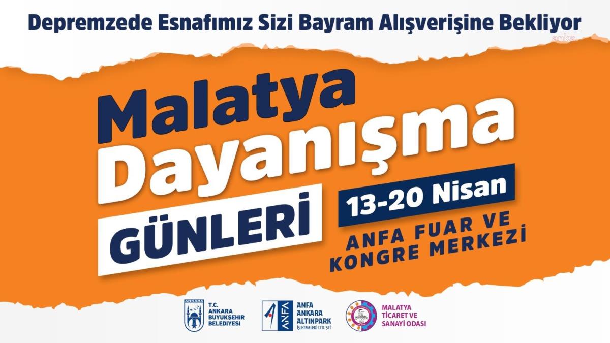 Başkentte, Malatya esnafına destek için fuar düzenlendi