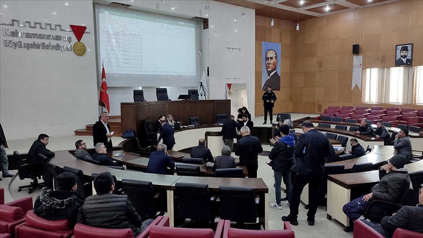 Onikişubat ilçesinde kurulan konteyner çarşılar için kura çekimi yapıldı