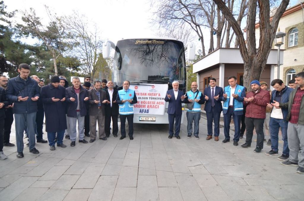 Konya’dan 41. destek ekibi deprem bölgesi Hatay’a uğurlandı