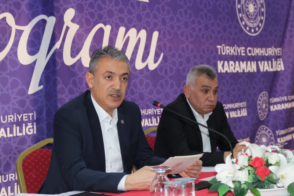 Karaman Valisi Akdoğan iftarda gazetecilerle buluştu