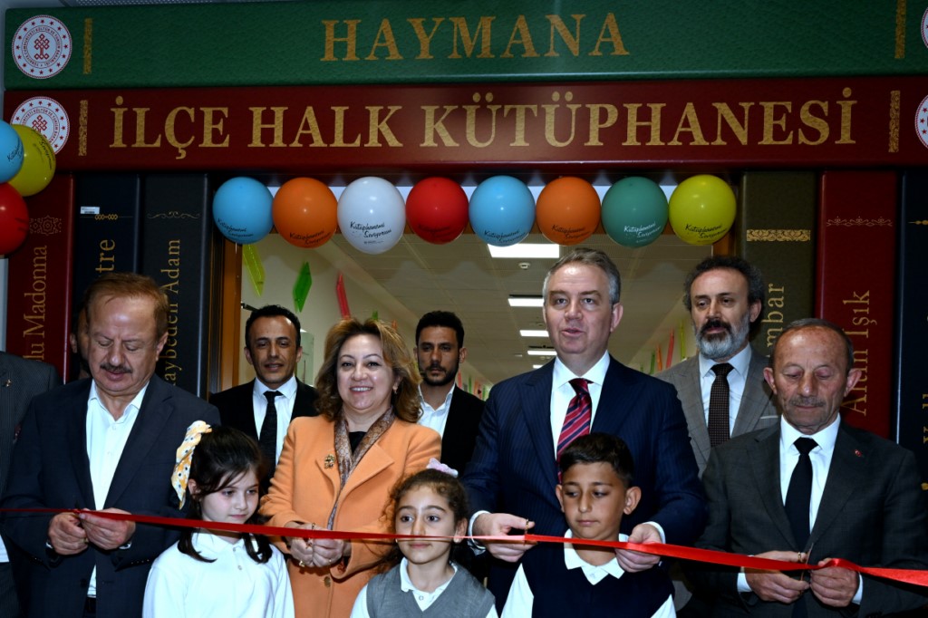 Halk Kütüphanesi açıldı