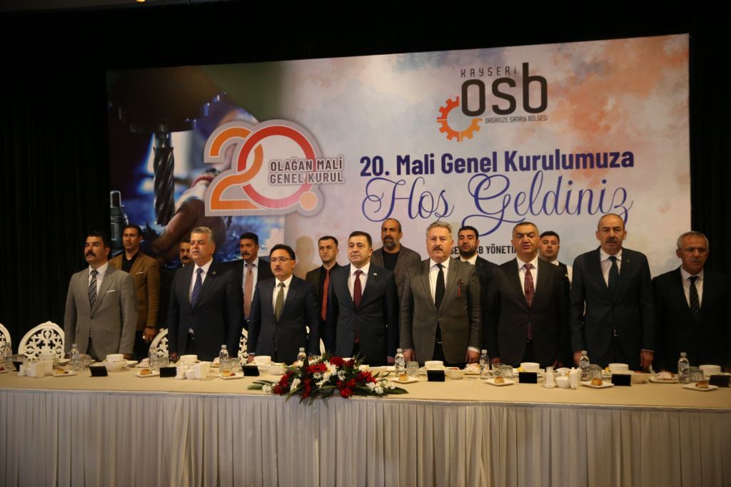 Kayseri OSB 20. Mali Genel Kurulu yapıldı