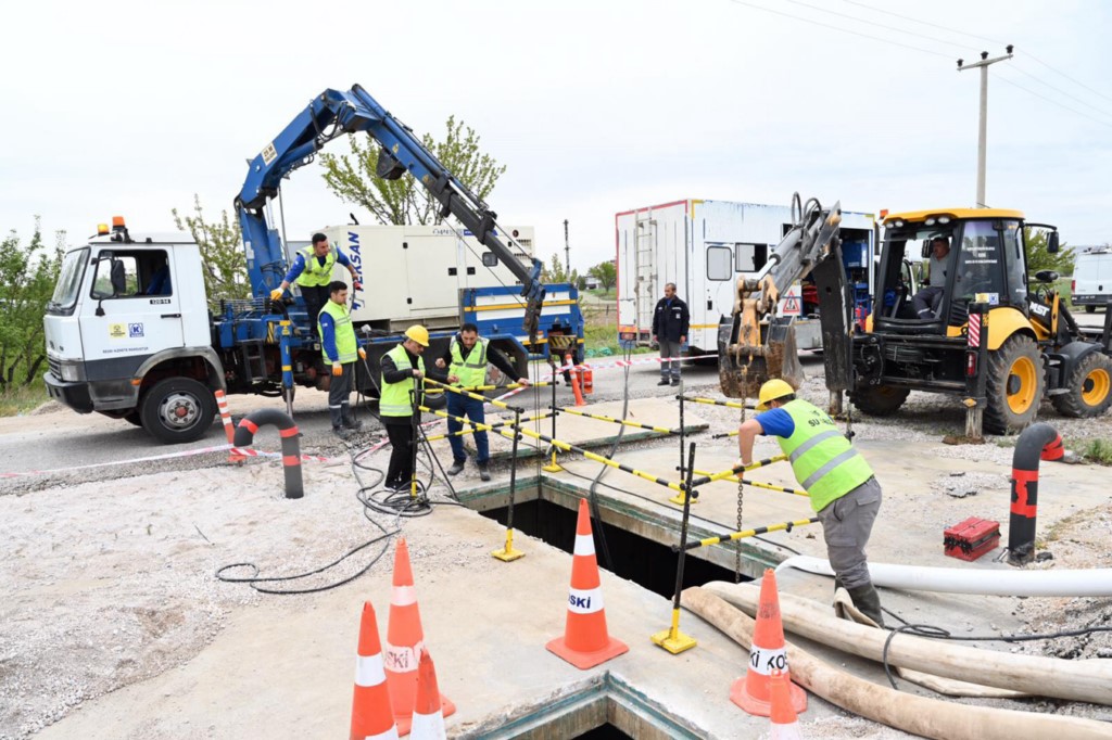 Mavi Tünel İçme Suyu ana şebekesindeki arıza onarıldı